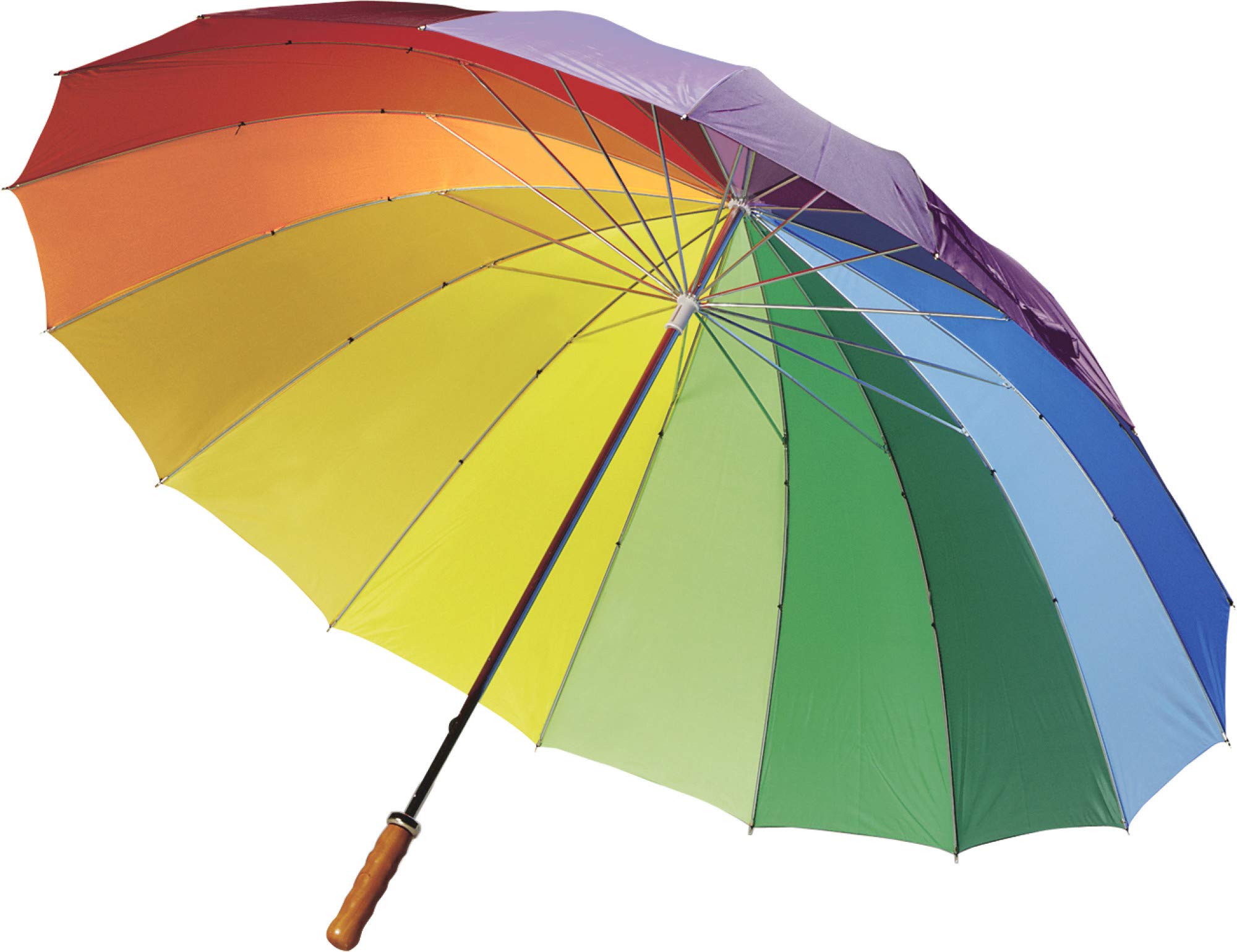 eBuyGB Large Wedding/Golf Stick Umbrella, 130 cm, Multicolour