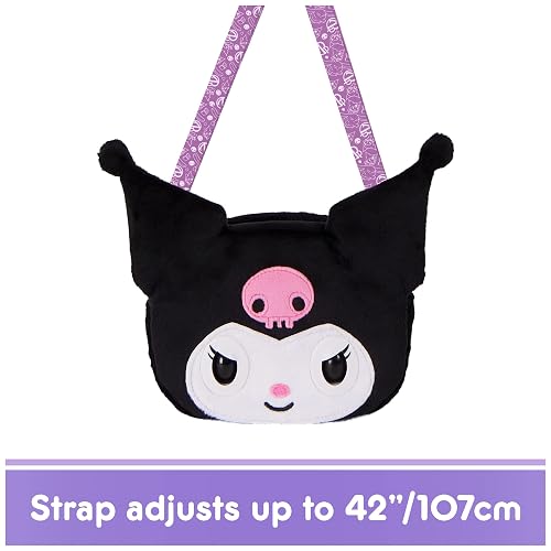 Hello Kitty Friends Borsa Mare Kuromi | Borsa Spiaggia Ragazza Grande 44x33cm | Borsa Piscina Tessuto Impermeabile Monoscomparto con Tasca Zip | Regalo Sanrio Viola Hello Kitty Friends Borsa Mare Kuromi | Borsa Spiaggia Ragazza Grande 44x33cm | Borsa Piscina Tessuto Impermeabile Monoscomparto con Tasca Zip | Regalo Sanrio Viola