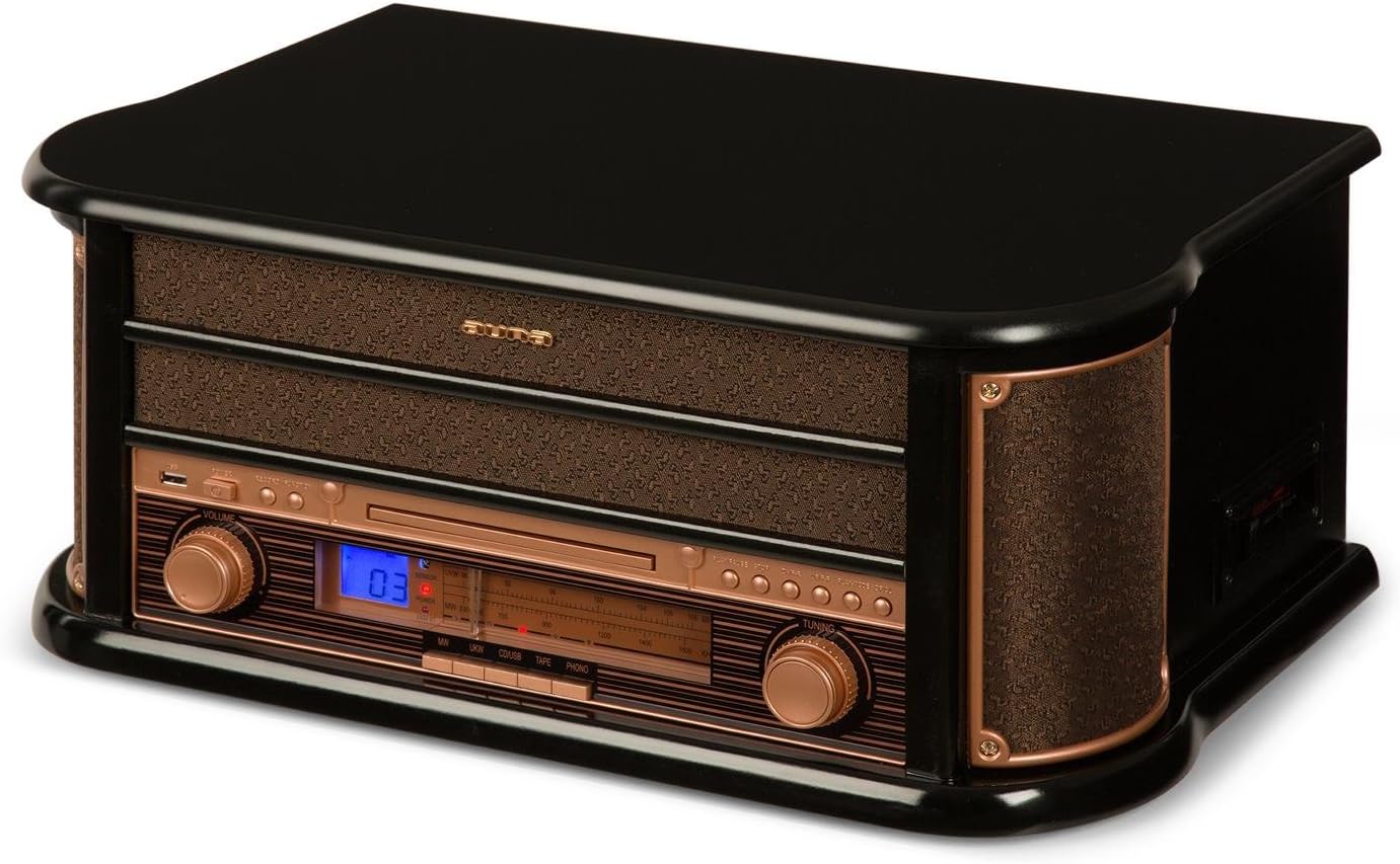 Auna Belle Epoque 1908 estéreo • Tocadiscos de Vinilo ...