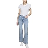 DKNY Womens Slim Straight Crop Jeans