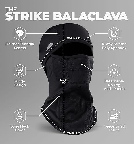 Tough Headwear Balaclava Ski Mask for Men and Women - Winter