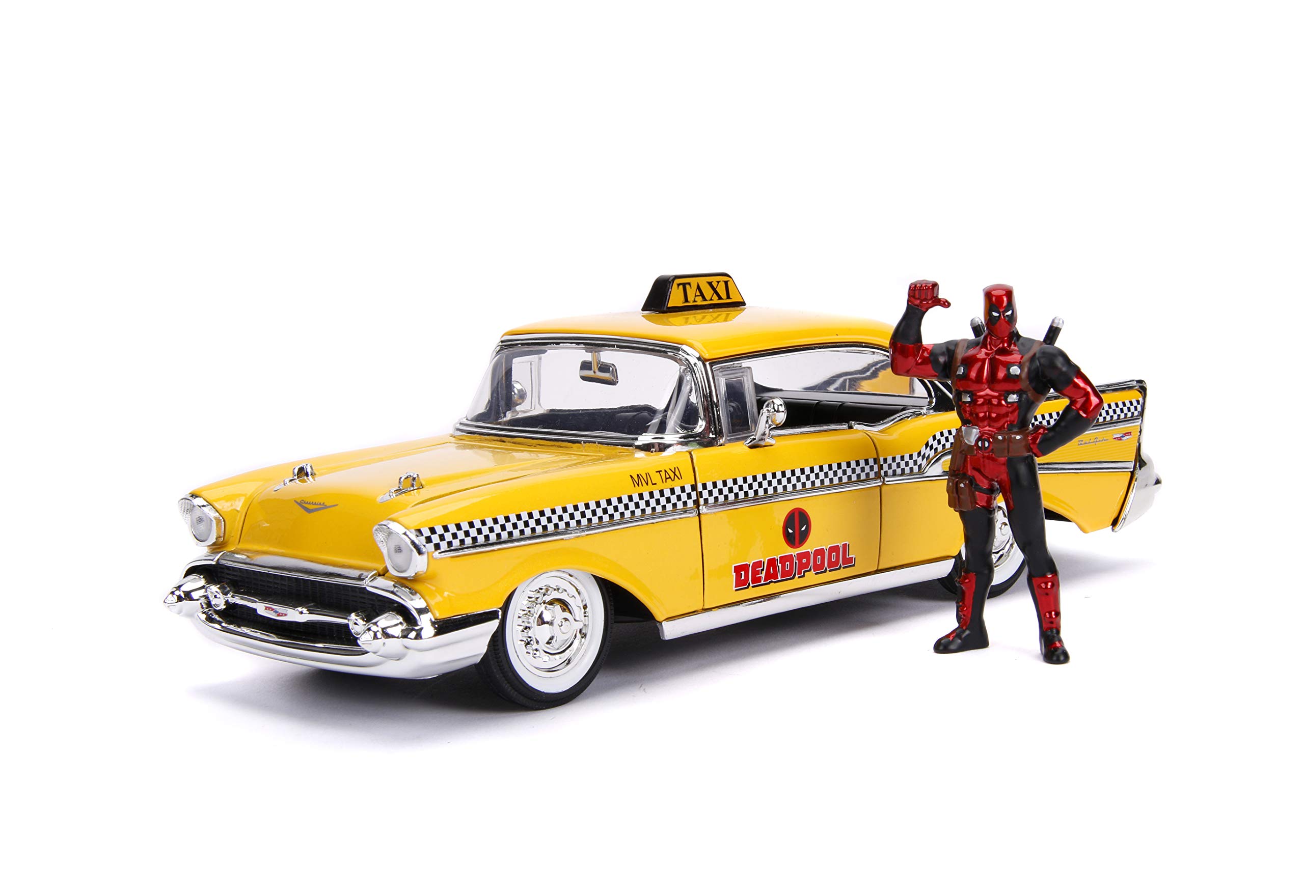 Jada 1:24 Deadpool Taxi w/Figure