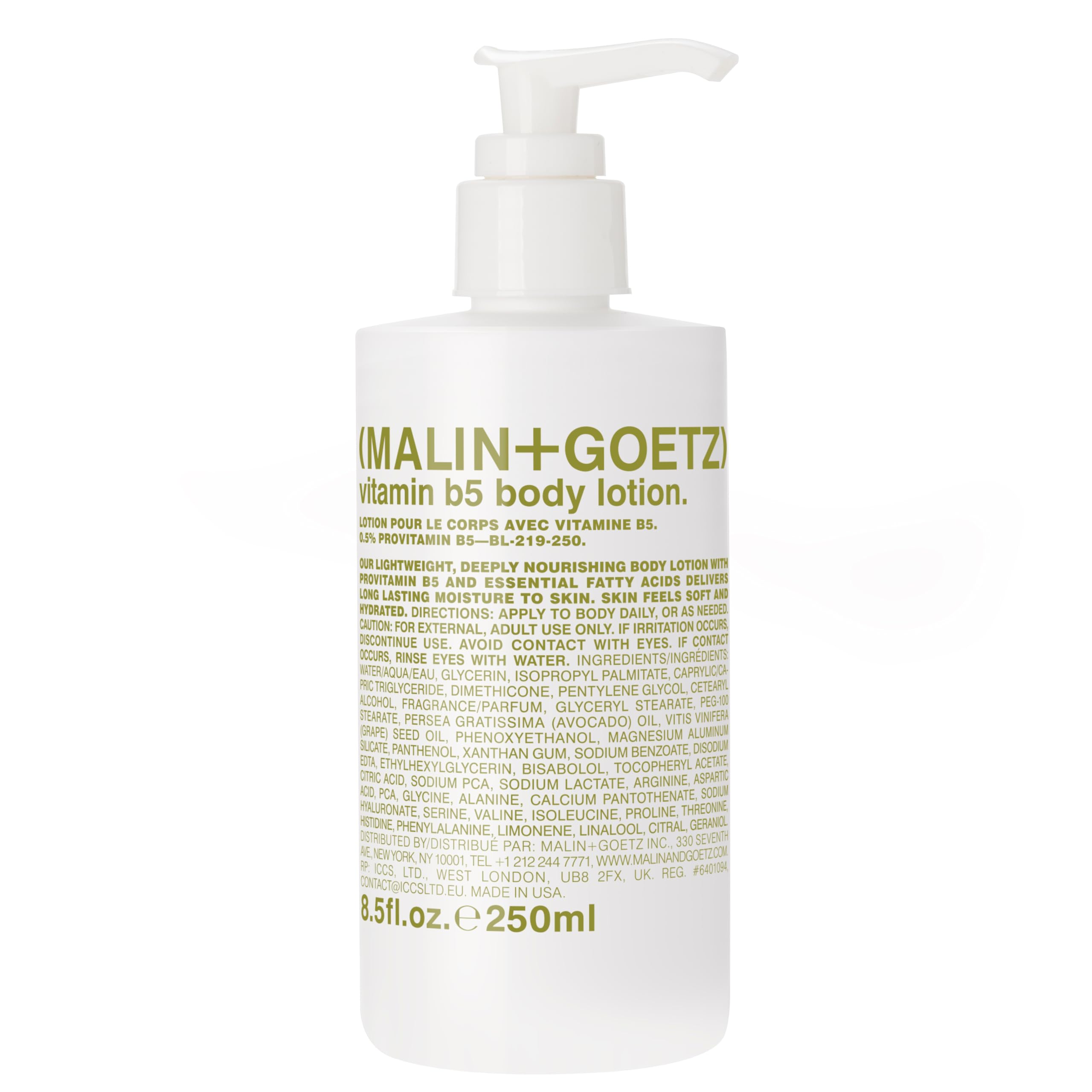 Malin + Goetz Vitamin B5 Body Lotion for Women & Men An Everyday Essential To Heal All Skin Types. Vegan & Cruelty-Free