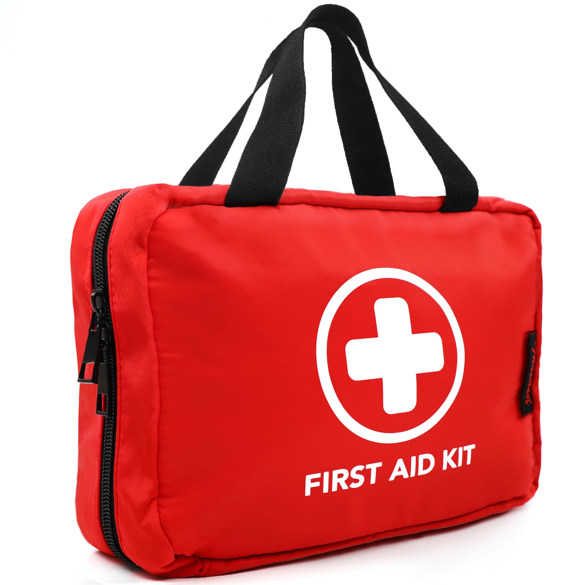 Photo 1 of 330 Piece First Aid Kit, Premium Waterproof Compact Trauma Medical Kits for Any Emergencies, Ideal for Home, Office, Car, Travel, Outdoor, Camping, Hiking, Boating (Red)