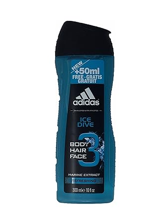 Adidas Dusch 300ml 3in1 Ice Dive, 5er Pack (5 x 300 ml)