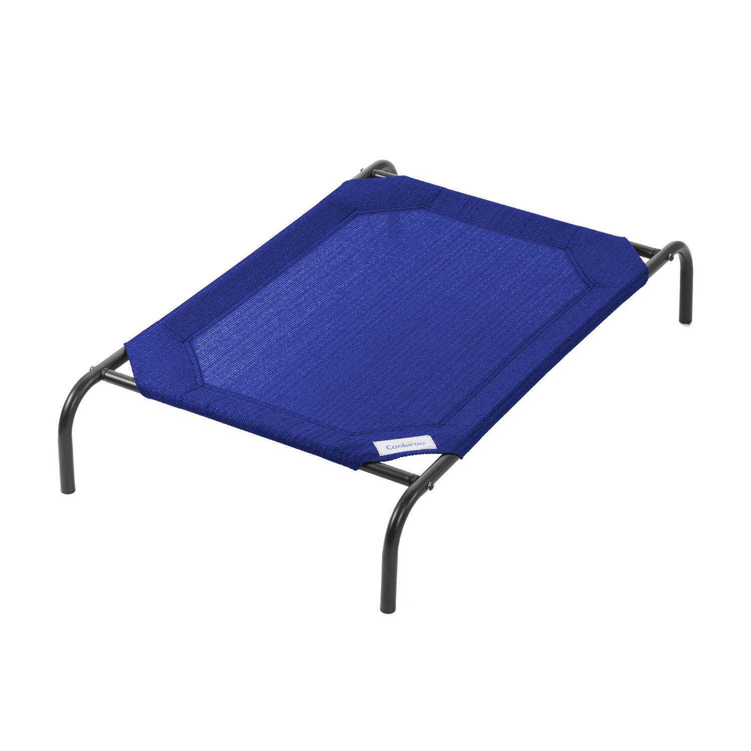 Coolaroo The Original Cooling Elevated Dog Bed, Indoor and Outdoor, Medium, 42" L x 25.5" W x 8" Th, Aquatic Blue