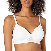 Hanes Womens T-Shirt Bra Pack, Oh So Light Wireless Bra for Women, Convertible Straps, Single Or 2-Pack
