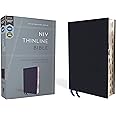 NIV, Thinline Bible, Bonded Leather, Navy, Red Letter, Thumb Indexed, Comfort Print