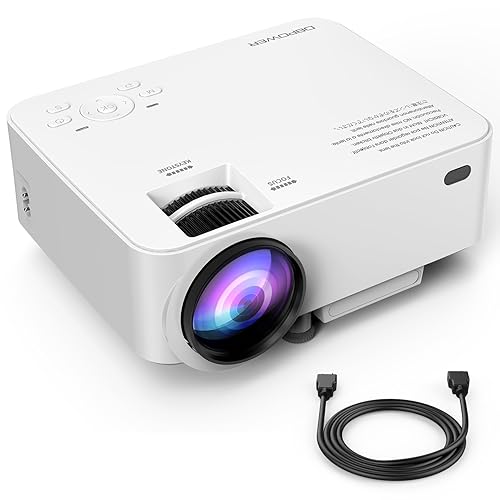 Upgraded DBPOWER T20 LCD Mini Movie Projector +10% Brighter