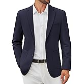 COOFANDY Men's Casual Blazer Jacket Slim Fit Two Button Suit Jackets Lightweight Knit Sport Coat