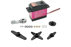 Yuuhseel DS3240 40KG Digital Servo 270 Degree Waterproof Full Metal Gear 6V with 25T Servo Arm for 1/8 1/10 RC Car Crawler Tr