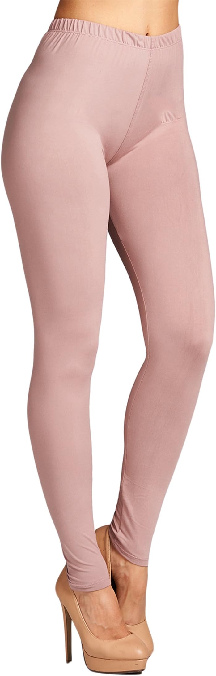 Leggings Mania Regular/Plus (XS-5XL) Solid Buttery Soft High Waist Always Leggings