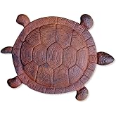 Sunset Vista Designs Cast Iron Turtle Garden Stepping Stone, 13-Inch long