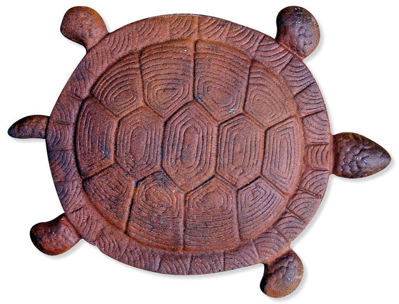 Photo 1 of Sunset Vista Designs Cast Iron Turtle Garden Stepping Stone, 13-Inch long