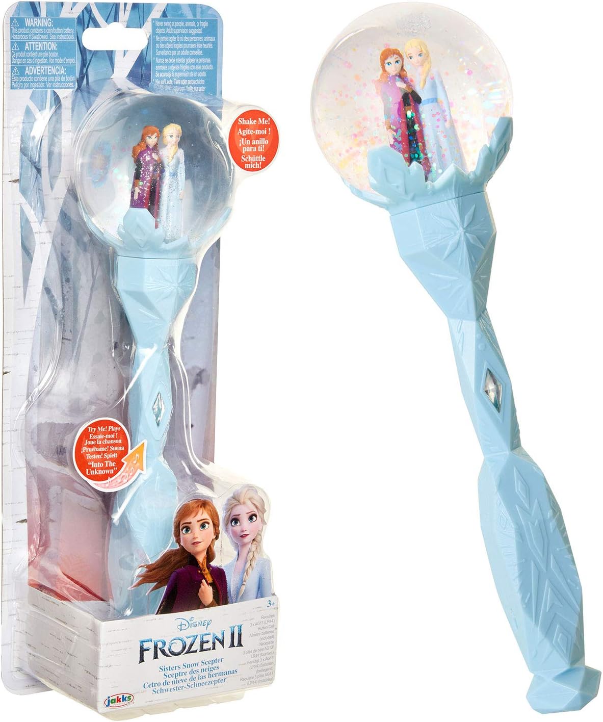 Frozen 2 Sisters Musical Snow Wand 