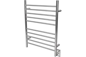Amba Radiant Straight RWH-SP 10-Bar Hardwired Towel Warmer in Polished
