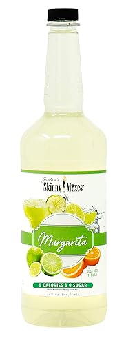 Skinny Mixes Cocktail Mix - Margarita | Healthy Flavors with 0 Sugar | Gluten Free & Kosher | Keto Friendly & GMO Free | 32 fl oz