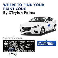 XTryfun 8W2 Cavalry Blue Touch Up Paint for