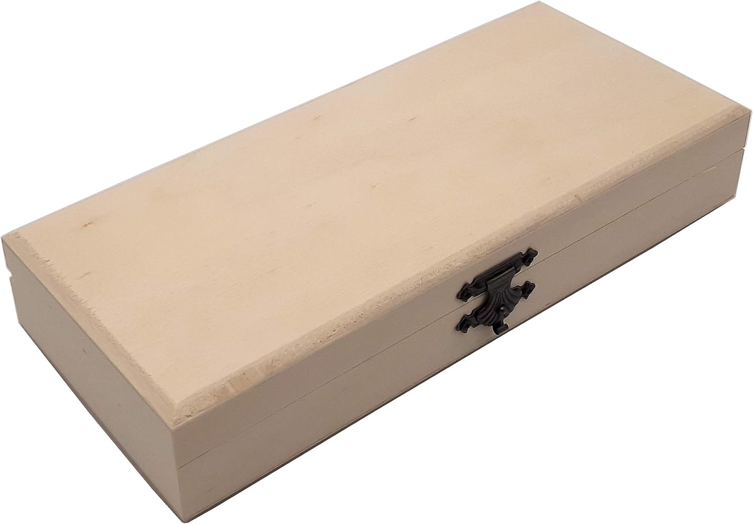 Caja de madera con tapa, 22,5 x 10 x 4,2 cm, caja de madera ...