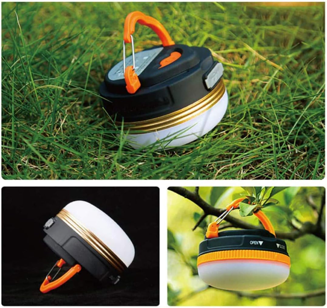 Mostop 2 Pack Camping Light Lantern LED USB Rechargeable Lamp Waterproof 3 Modes Power Bank Tent Lights for Outdoor Camping Hiking Emergency - Image 4