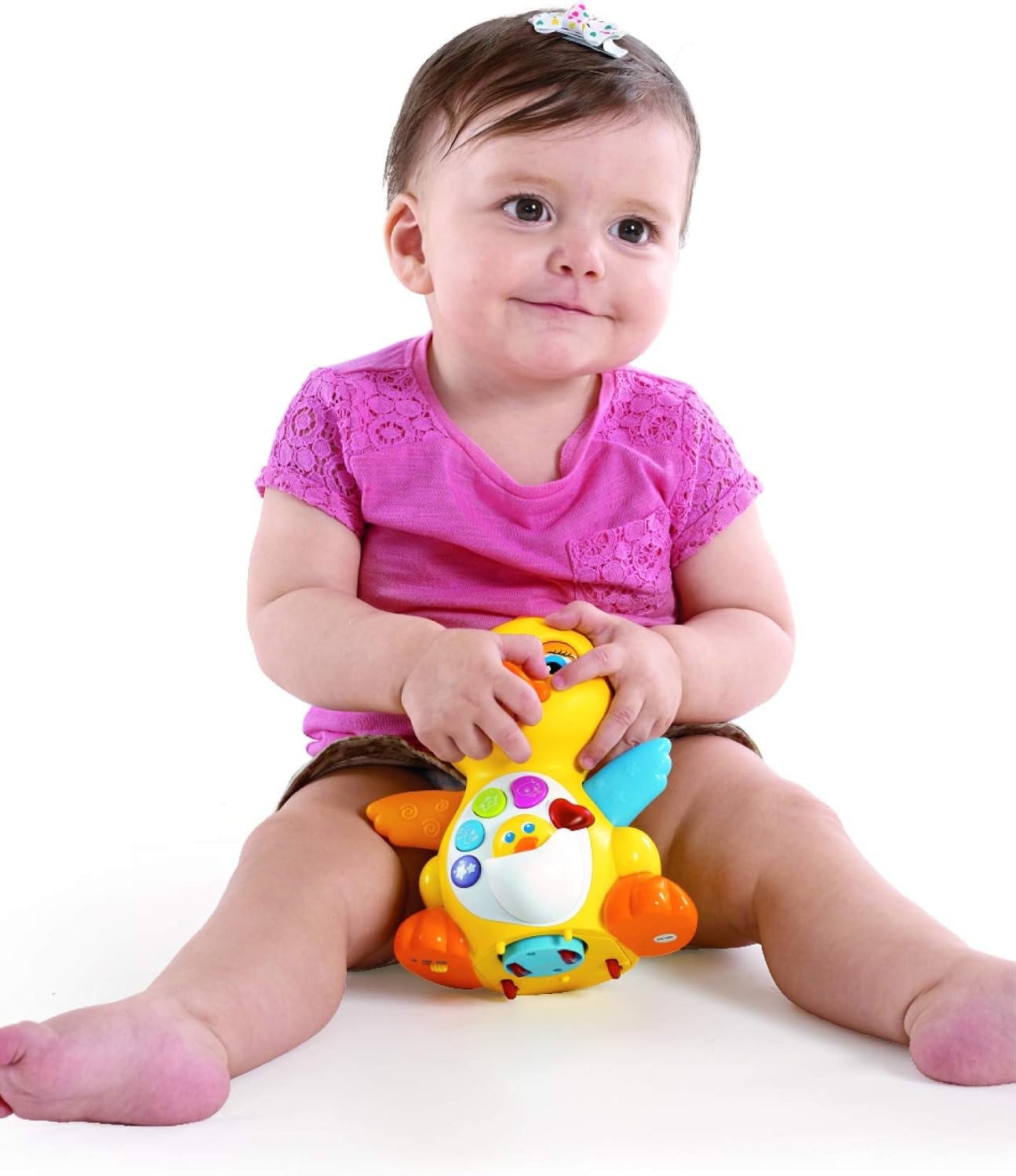 JOYIN Dancing Walking Yellow Duck Baby Toy with Music and LED Light Up for Infants, Toddler Interactive Learning Development, School Classroom Prize and Children: Toys & Games