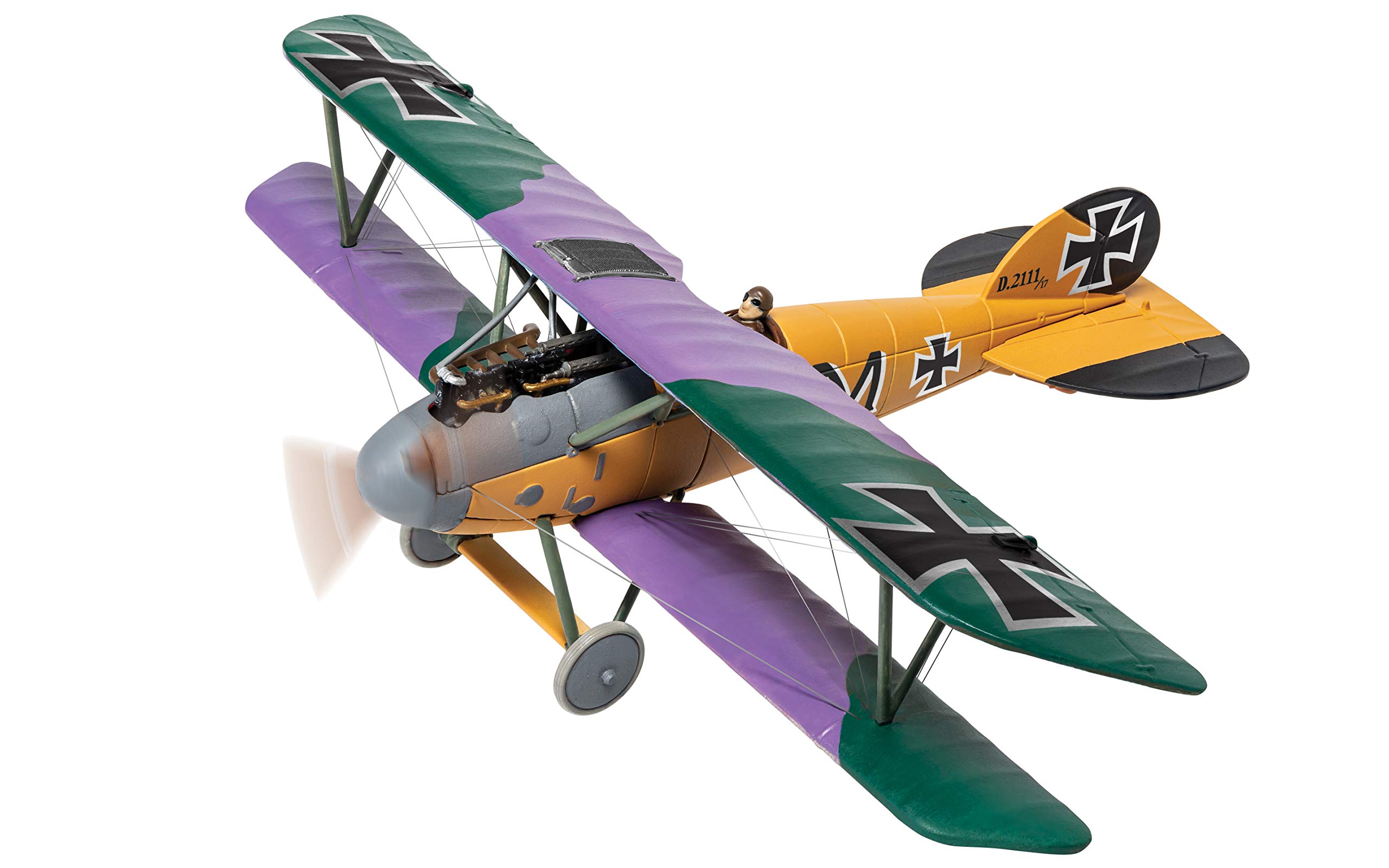 Corgi AA37810 Albatros D.V 2111/17 M, Martin Mallmann, Jasta 19 Les Tangos, Western Front, Jan 1918, Shot down by The Grim Reapers. Aviation