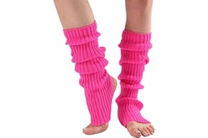 Leg Warmers for Men 80s Men 80s Party Ribbed Knit Dance Sports Leg Warmer Dinosaur Leg Warmers