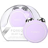 FOREO BEAR 2 go - Travel-friendly Toning Microcurrent Facial Device - For Fine Lines & Wrinkles - Anti Aging - Face Sculpting - Instant Full Face Lift - Firm & Contour - Compact Skin Care - Lavender