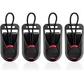 Brvlsoc 4-Pack Camera Strap Connector Set &ndash; Quick Release Buckle System for Neck &amp; Wrist Straps, Lightweight Nylon DIY Strap Kit