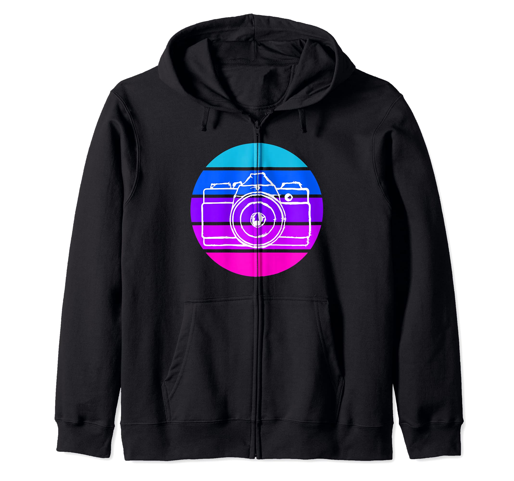 Dark Room Photographer Photography Camera Film Photo Lens Zip Hoodie