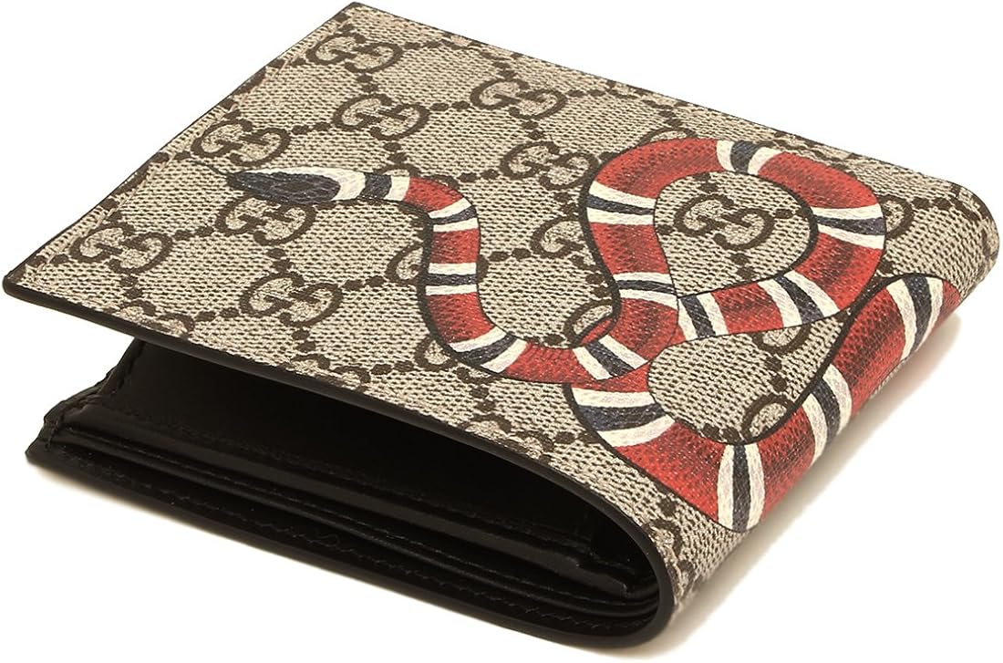 Amazon グッチ 財布 Gucci K551n 8666 Bestiary M Ggスプリームキャンバス スネークプリント メンズ 二つ折り財布 B Eb N Ma N Ma Pi N 並行輸入品 Gucci グッチ 財布