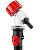 Water Heater Flush Kit, Sediment Cleaning Buster Red | Sight Glass & Air Agitation Inlet for Electric or Gas Water Heater Eas