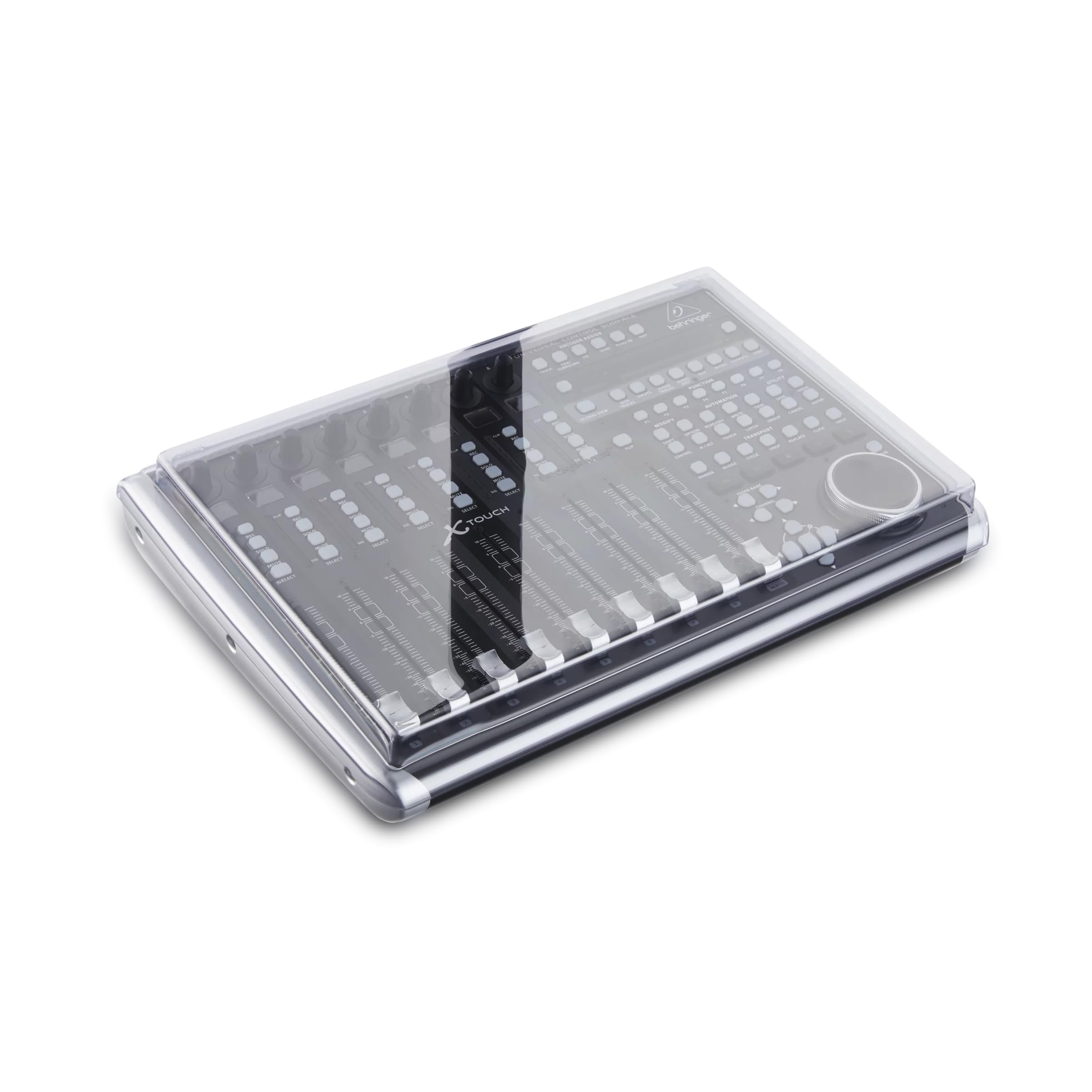 Decksaver Cover for Behringer X-Touch - Super-Durable Polycarbonate Protective lid in Smoked Clear Colour, Made in The UK - The Producers' Choice for Unbeatable Protection