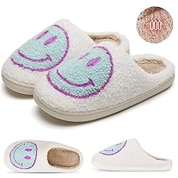 KEYUSHOP Happy Face Slippers for Kids Smile Face