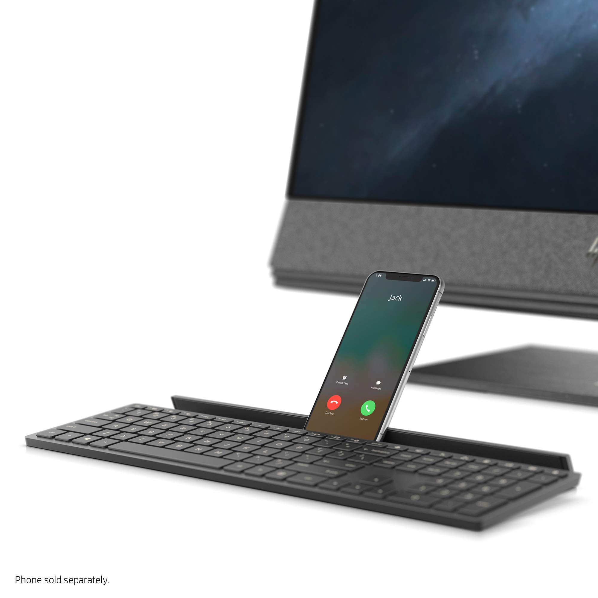 HP Envy 32 All-in-One Computer, 9th Gen Intel Core i7-9700 Processor, 4K UHD Monitor, NVIDIA GeForce GTX 1650 Graphics (4 GB), 16 GB RAM, 1 TB SSD, Windows 10 (32-a0010, Nightfall Black)