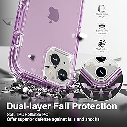 Follaroma for iPhone 15 Case, Heavy Duty Shockproof