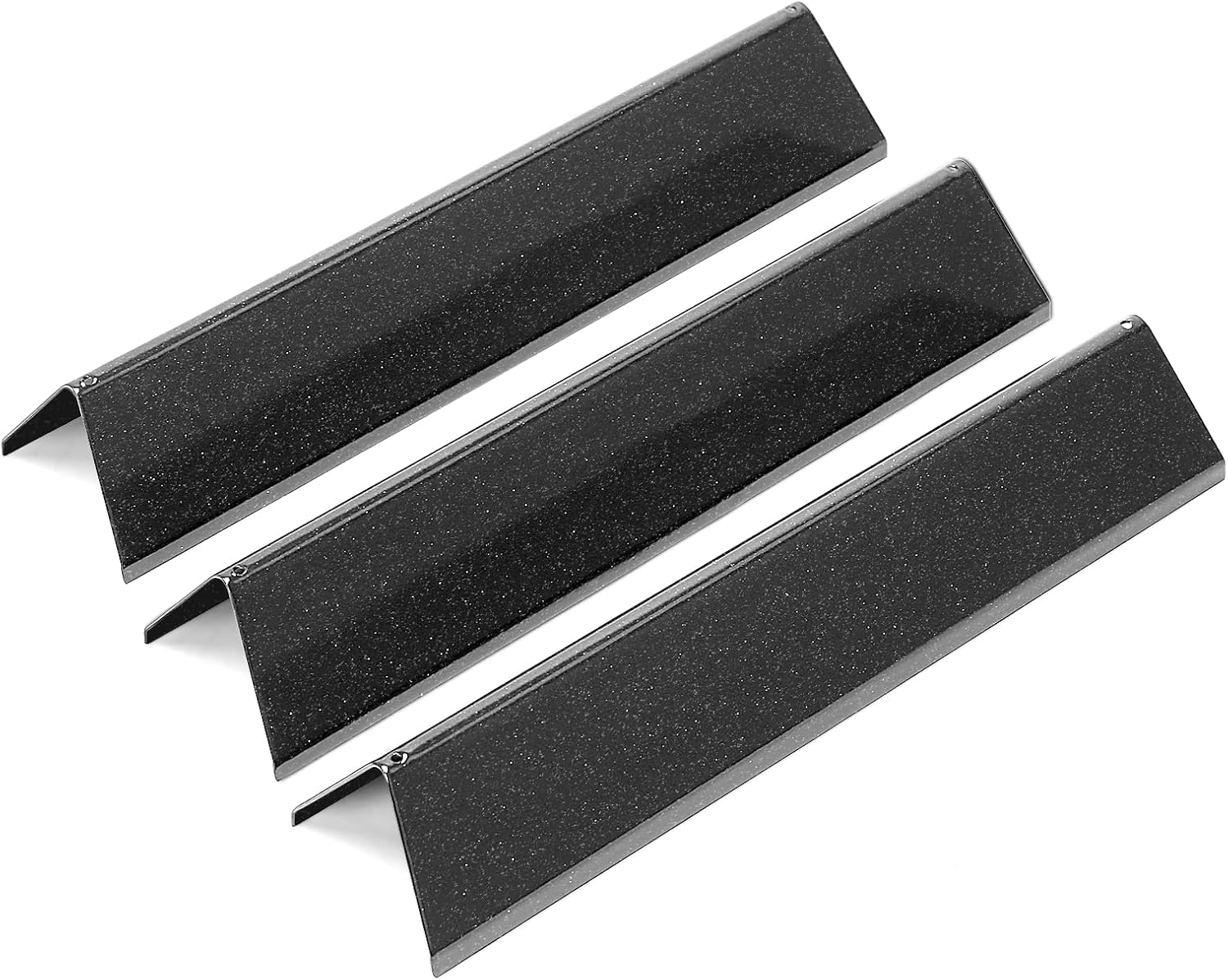 Denmay 38.8 cm Flavorizer Bars for Weber Spirit I & II 200 Series (with Front Control Knobs),Spirit E210 S210 E220 S220 Gas Grills, Porcelain Enameled Heat Plate Replacement for Weber 7635, 3 Pack