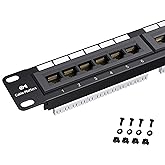 Cable Matters UL Listed Rackmount or Wall Mount 1U 24 Port Network Patch Panel (19-inch Cat6 Patch Panel / RJ45 Patch Panel) 