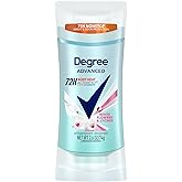 Degree Advanced Protection Antiperspirant Deodorant White Flowers & Lychee for 72-Hour Sweat & Odor Control for Women, with B