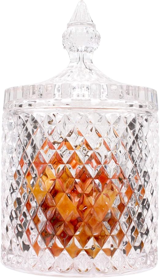 Amazon Com Candy Jar Clear Glass Apothecary Container Biscuit