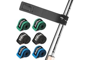 6PCS Pullther Fishing Rod Straps - Ties & Wrap for Casting Rods