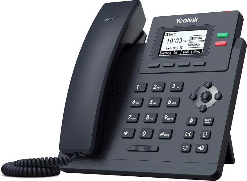 Yealink SIP-T31P IP Phone 2 Lines PoE HD Voice 2.3" LCD Backlit