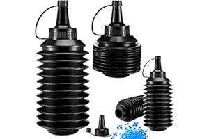 Newtay 4 Pack Water Bullet Beads Subpackage Bottle Water Gel Bead Subpackage Bottle Bullets Beads Refill Ammo Bottle Plastic Bottle Gel Bead Accessories for Gel Gun Outdoor Game