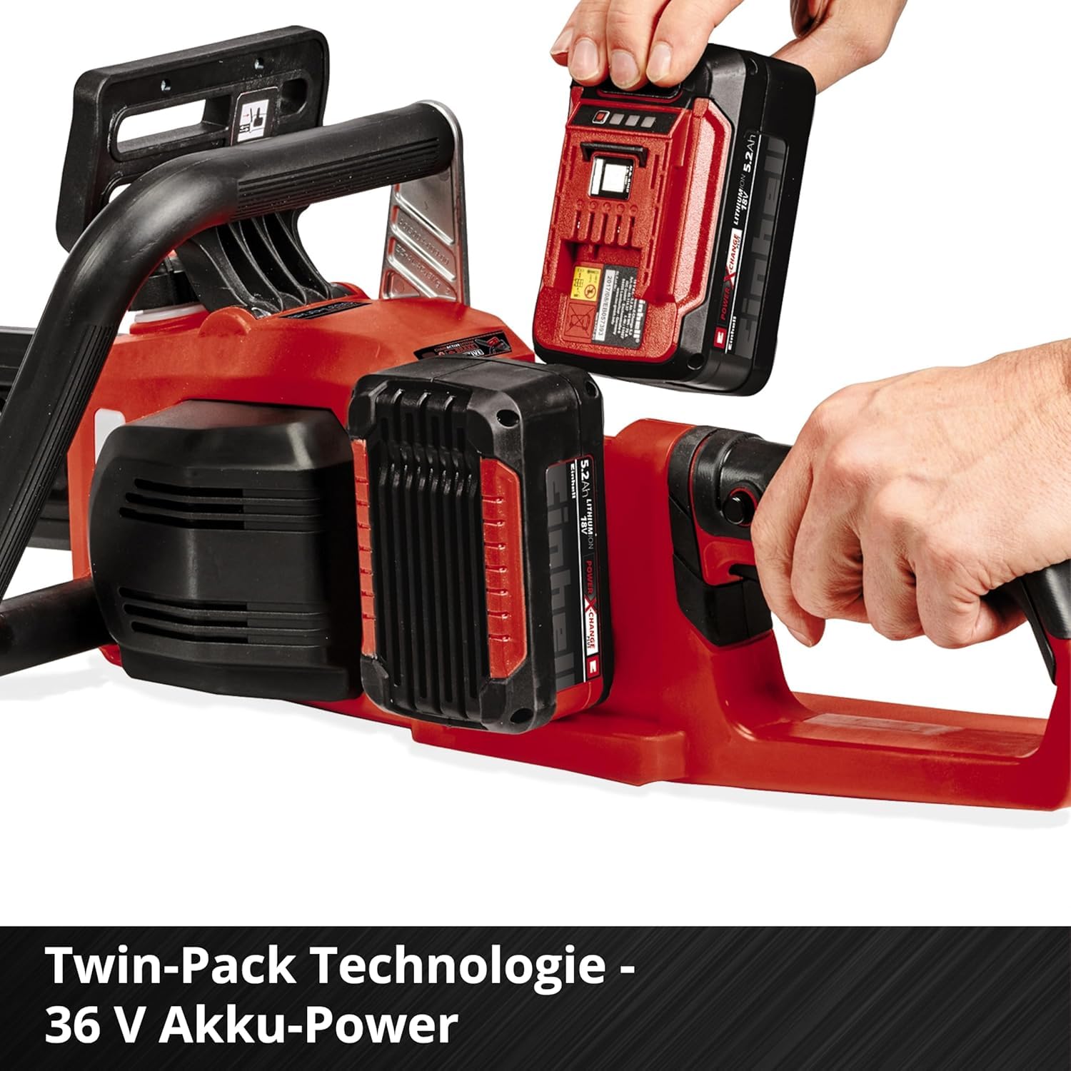 Einhell Professional Akku-Kettensäge GP-LC 36/35 Li-Solo Power X-Change (Li-Ion, 36 V, 33 cm Schnittlänge, 15 m/s Schnittgeschwindigkeit, bürstenloser Elektromotor, ohne Akku & Ladegerät) 7