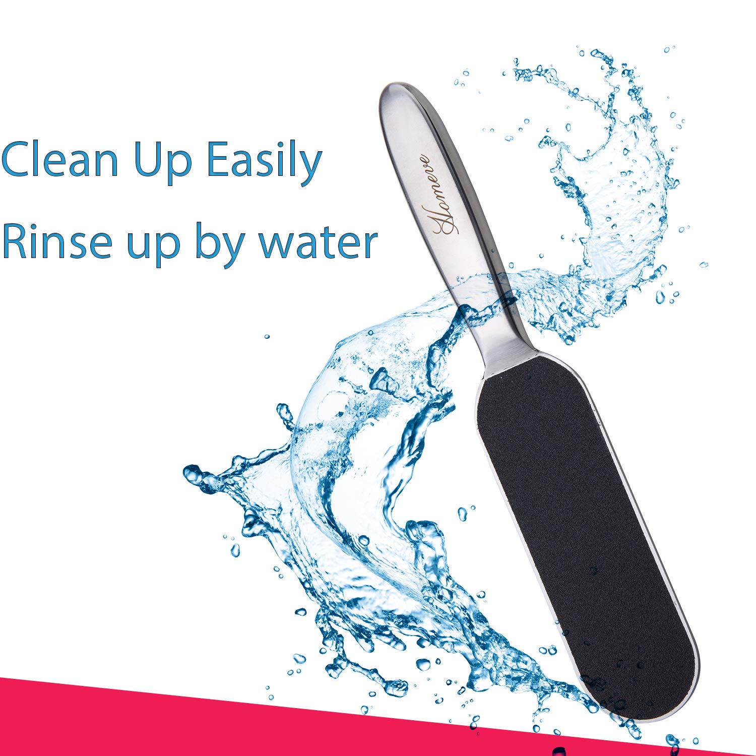 Professional Pedicure Foot File - Reusable Stainless Steel Cracked Skin Corns Callus Remover Feet Rasp : Beauty