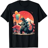 Kaiju Birthday Japan Monster Movie Bday Party T-Shirt
