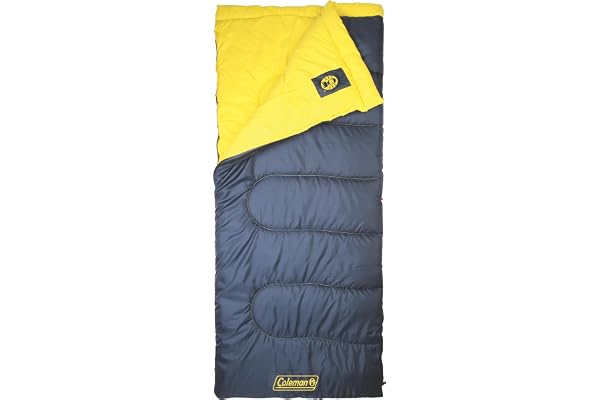 Coleman Palmetto Cool-Weather Sleeping Bag, 5°C Lightweight Camping Sleeping Bag for Adults, No-Snag Zipper with Stuff Sack I