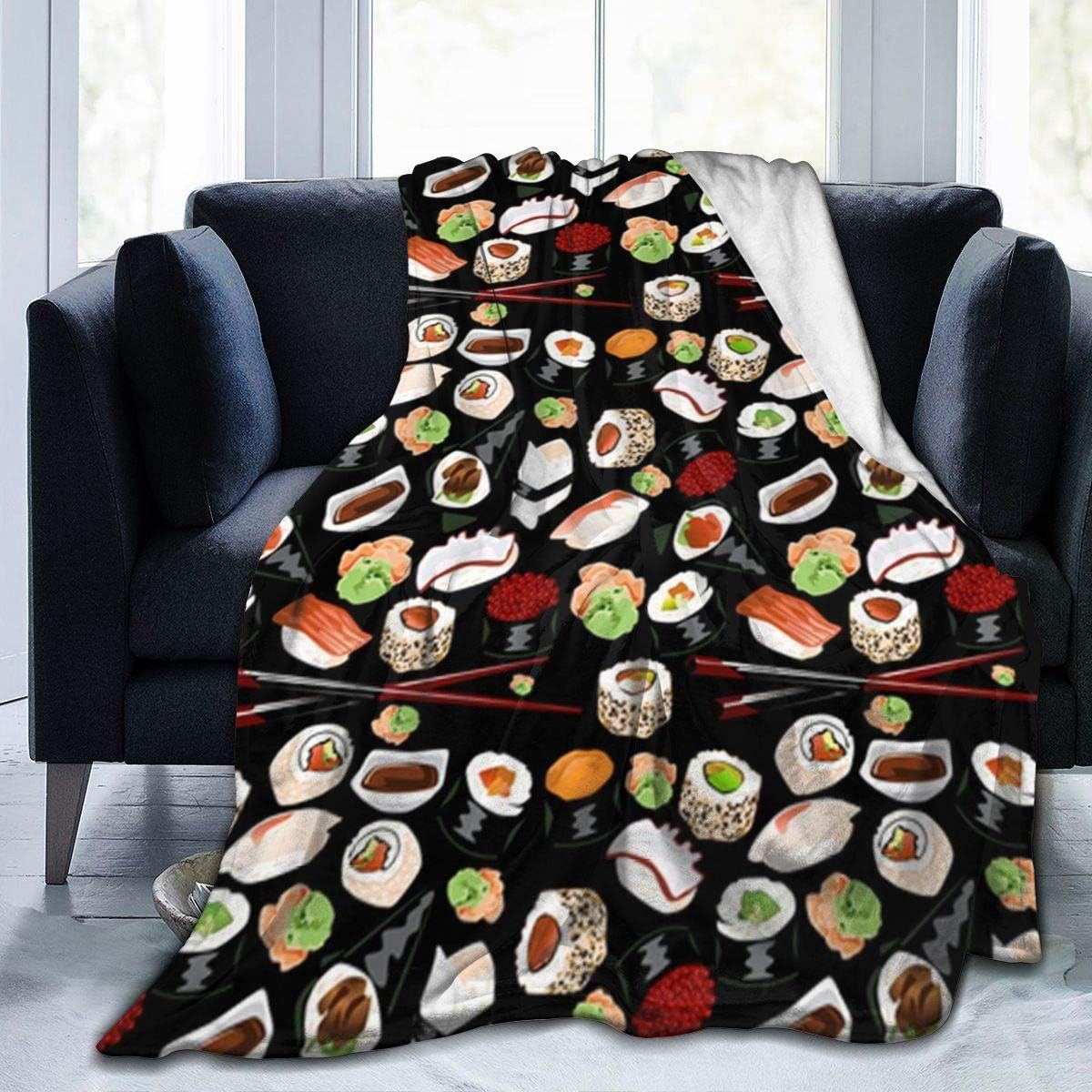 sushi pillow and blanket