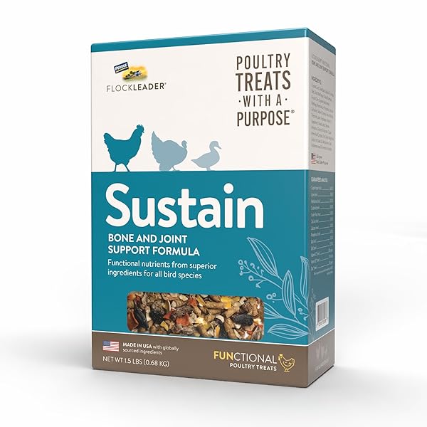 FLOCKLEADER SUSTAIN, FUNCTIONAL POULTRY TREATS FOR BONE AND...
