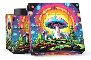 EPZOEE Square Kitchen Helper Spice Grinder 60mm,Blue Mushroom